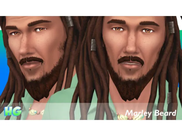 Maxis Match Marley Beard - The Sims 4 Custom Content