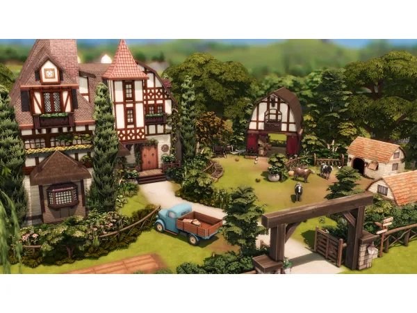 Maxis Match NO Medieval Farm by plumbobkingdom - The Sims 4 Custom Content