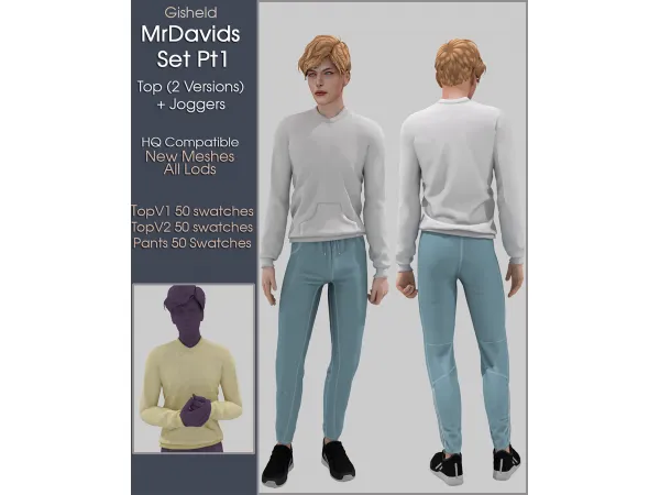 Alpha MrDavids Set Pt1 - The Sims 4 Custom Content