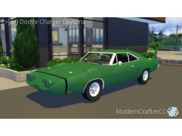Mix 1969 Dodge Charger Daytona - The Sims 4 Custom Content