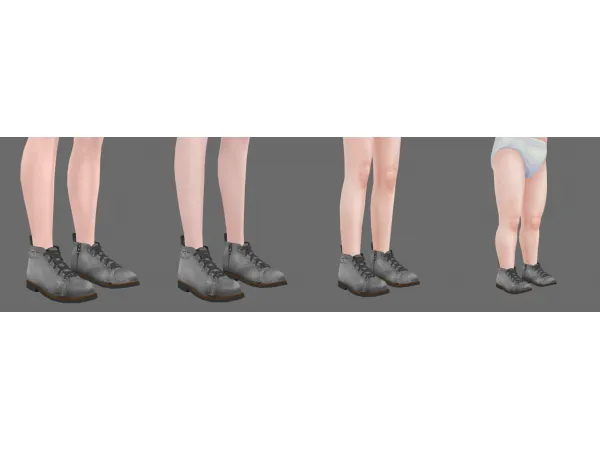 Maxis Match Pixicat Simple Boots Update by simsfinds - The Sims 4 Custom Content