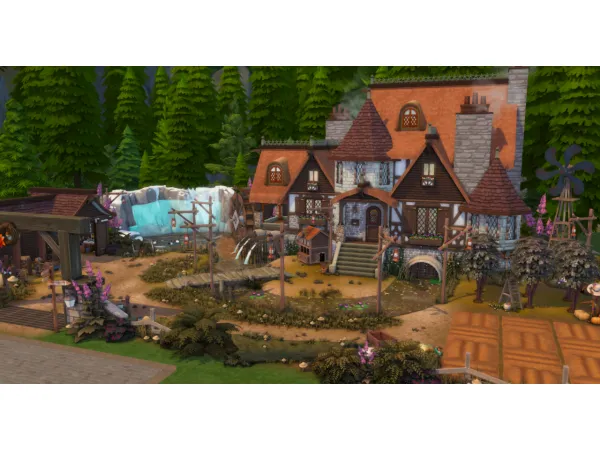 Maxis Match Medieval Homestead No - The Sims 4 Custom Content