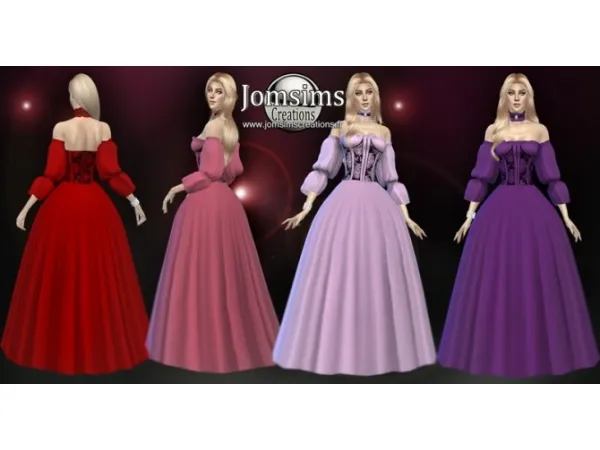 Mix Simeana Robe by jomsims - The Sims 4 Custom Content