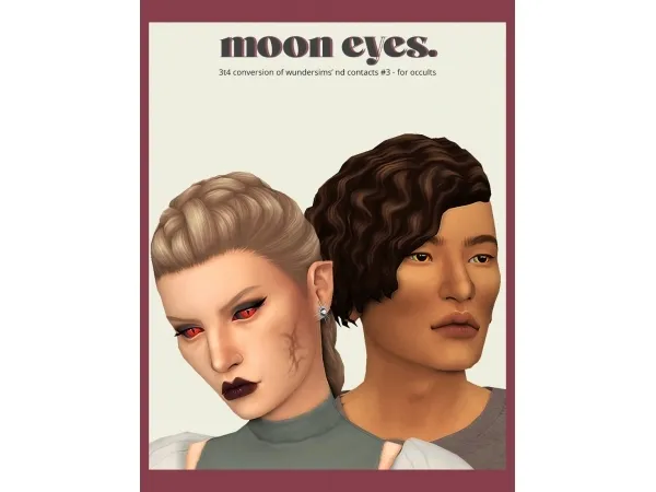 Maxis Match moon eyes mermaids vampires edition - The Sims 4 Custom Content