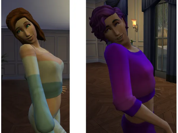 Maxis Match Sexy Pose determined by clothing preference instead of gender - The Sims 4 Custom Content