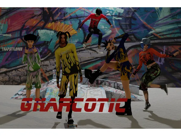 Gnarcotic Jersey Set by trapstyleree