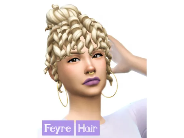 Maxis Match Feyre Hair - The Sims 4 Custom Content