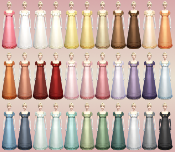 Maxis Match Emma collab 1815 ball gown by simsfinds - The Sims 4 Custom Content