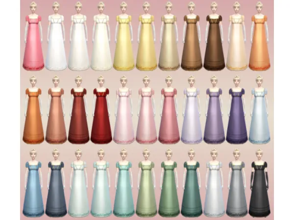 Maxis Match Emma collab 1815 ball gown by Vintage Simstress - The Sims 4 Custom Content
