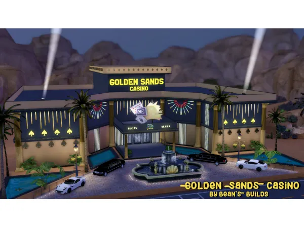 Alpha Golden Sands Casino - The Sims 4 Custom Content