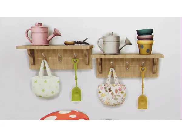 Maxis Match gardening shelf by kouzeesim - The Sims 4 Custom Content
