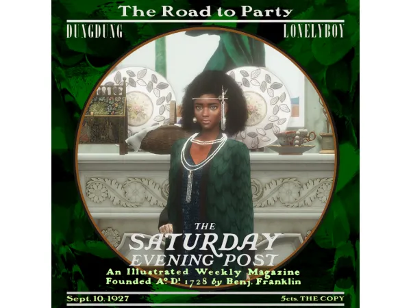 Alpha The Road to Party collaboration with Lonelyboy by DungDung - The Sims 4 Custom Content