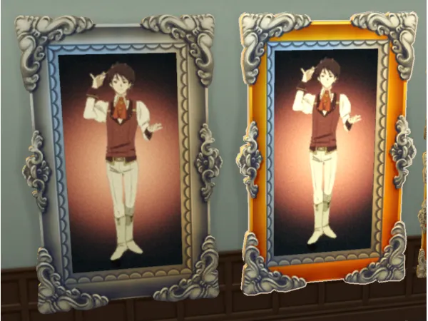 Maxis Match Gothic Portrait Prince Raji from Snow White with the Red Hair by Edwards121 - The Sims 4 Custom Content