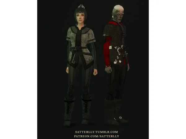Mix Baldurs Gate 3 Cleric outfit by satterlly - The Sims 4 Custom Content