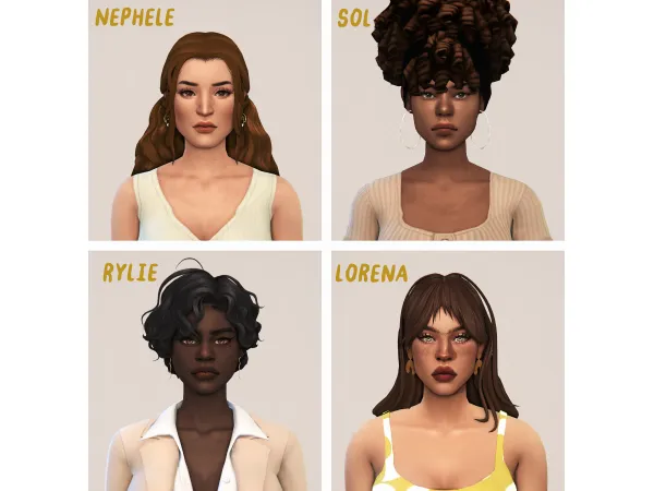 Maxis Match Ladies Simdump by simsfinds - The Sims 4 Custom Content