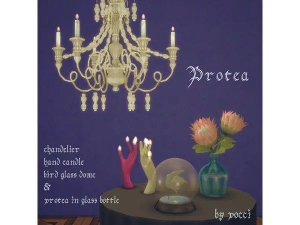 Maxis Match random set Protea for Sims4 by pocci - The Sims 4 Custom Content
