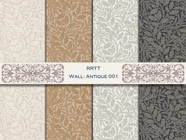 Maxis Match Wall Antique 001 by rrtt - The Sims 4 Custom Content