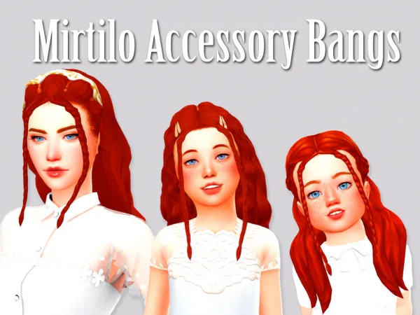 Maxis Match Mirtilo Accessory Bangs by Atashi77 - The Sims 4 Custom Content
