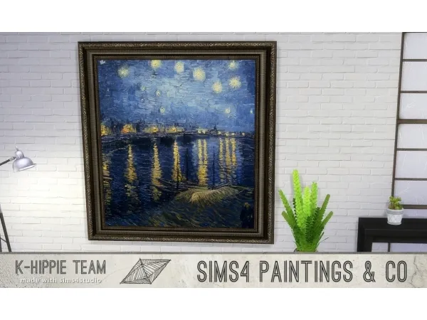 Alpha 7 PAINTINGS CLASSIKA SET 3 - The Sims 4 Custom Content