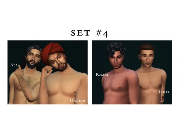 Maxis Match BASE SIMS SET 4 SIM DUMP - The Sims 4 Custom Content