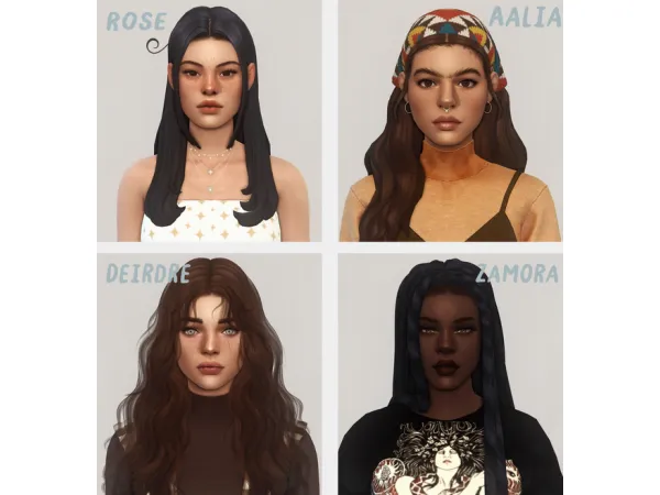 Mix i love girls - The Sims 4 Custom Content