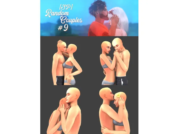 Mix [SP]Random Couples 9 by sciophobis - The Sims 4 Custom Content