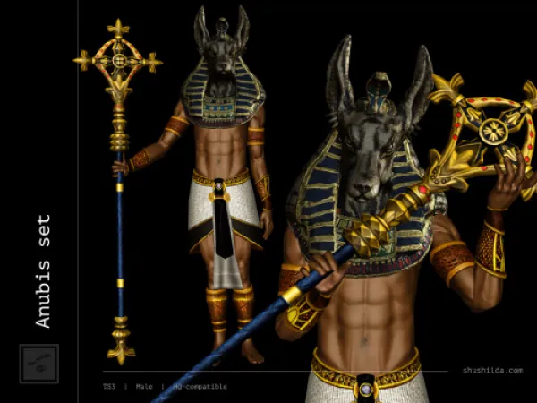 Anubis set - The Sims 3 Custom Content