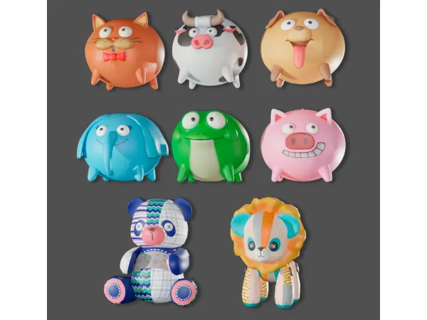 Alpha Kingdom Hearts III Toys Set sims by Mimoto - The Sims 4 Custom Content