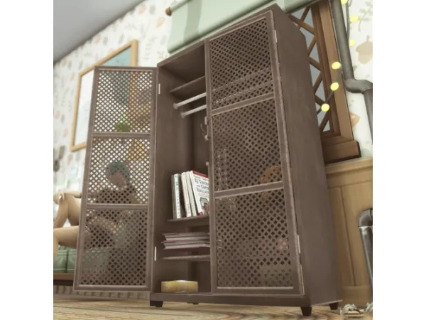 Maxis Match Metal Locker Conversion - The Sims 4 Custom Content