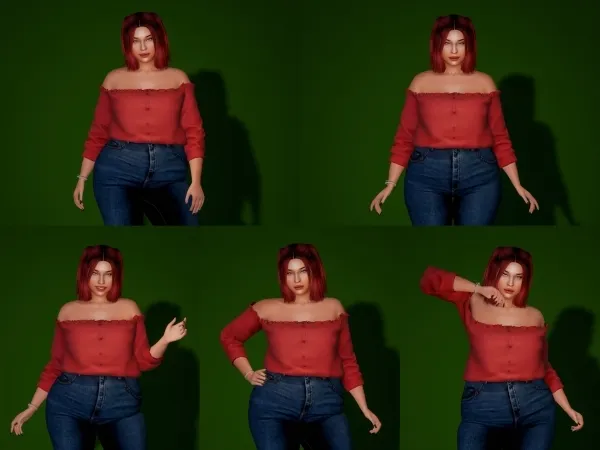 Mix Pose Pack 36 - The Sims 4 Custom Content