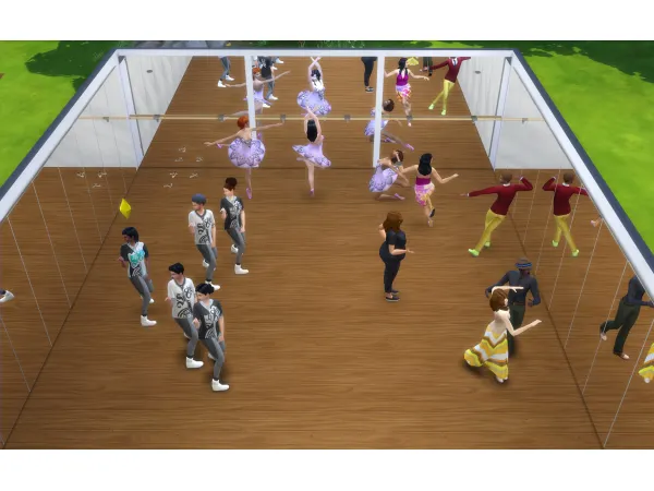 Maxis Match Dancer Career by QueenJH - The Sims 4 Custom Content