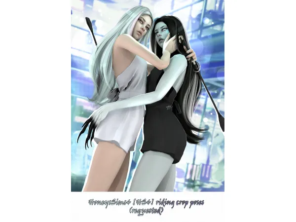 Mix HoneysSims4 [HS4] riding crop poses (requested) by HoneysSims4 - The Sims 4 Custom Content