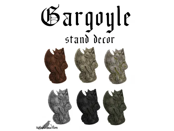 Maxis Match Gargoyles to wall and stand Auditore by Natalia - The Sims 4 Custom Content