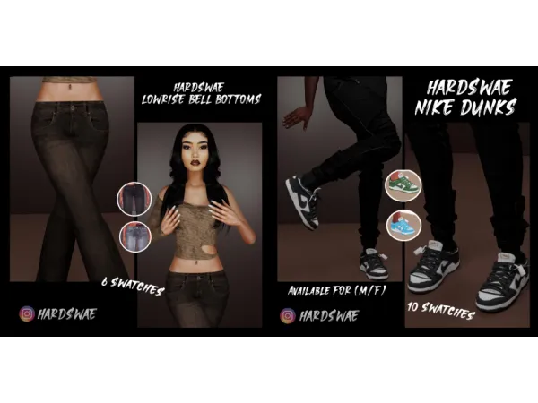 Alpha 3 PACK DA SWAE by Hardswae - The Sims 4 Custom Content