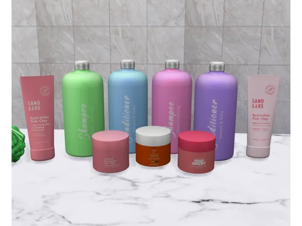 Alpha Bathroom Clutter by simmerkatex - The Sims 4 Custom Content