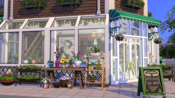 Maxis Match Flower shop No by simsfinds - The Sims 4 Custom Content