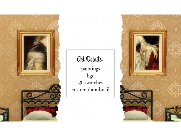 Alpha Art Details Simmer by NekoChan - The Sims 4 Custom Content