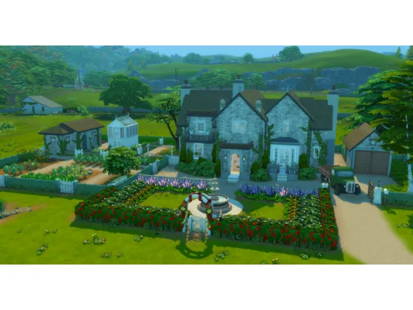 Maxis Match McGregor Manor From Peter Rabbit No - The Sims 4 Custom Content