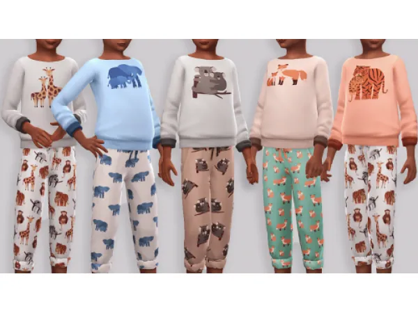 Maxis Match Cute Animals Child Outfit - The Sims 4 Custom Content