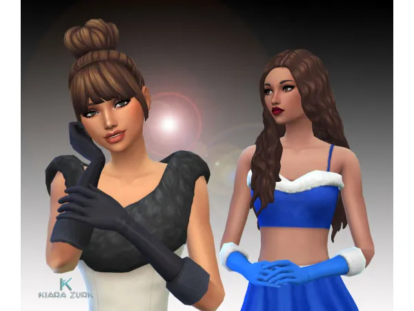 Maxis Match Fur Gloves - The Sims 4 Custom Content