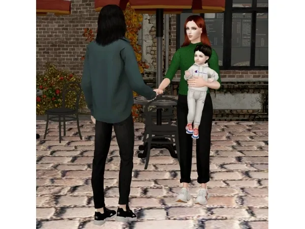 Family posebox by serana - The Sims 2 Custom Content