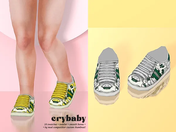 Maxis Match crybaby joy sneaker (madlen) toddler f - The Sims 4 Custom Content