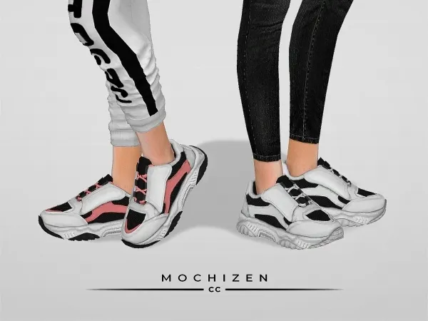 Alpha Mochizen Trainer Shoes Female Vers by mochizen-cc - The Sims 4 Custom Content
