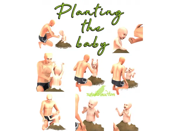 Mix Planting the baby Auditore by Natalia - The Sims 4 Custom Content