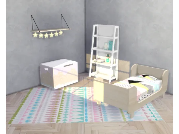Alpha Bear Toddler Room sims by simsfinds - The Sims 4 Custom Content
