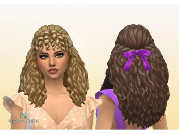 Maxis Match Rita Curls - The Sims 4 Custom Content