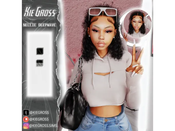 Alpha Kiegross_Nellie DeepWave - The Sims 4 Custom Content