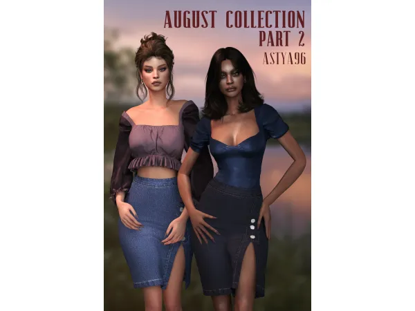 Alpha August Collection 2021 Part 2 by astya96 - The Sims 4 Custom Content