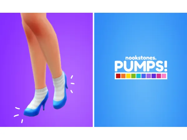 Maxis Match Base game pumps by nookstones - The Sims 4 Custom Content