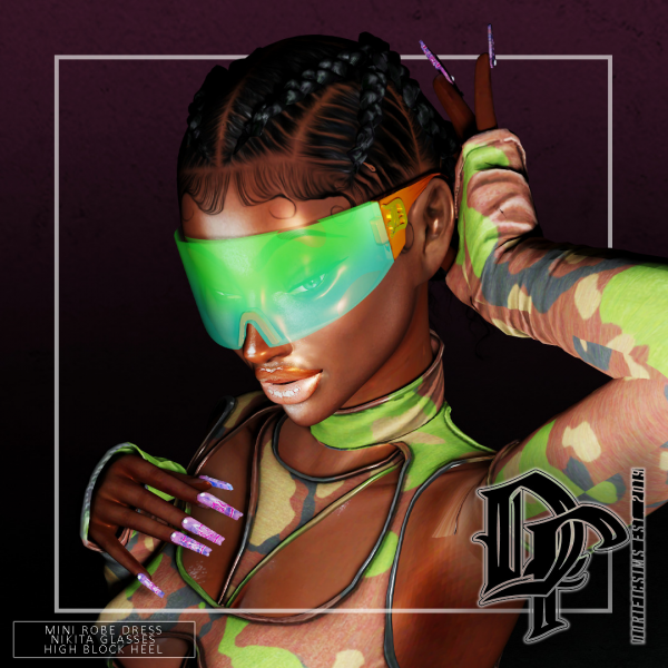 Alpha D GLASSES by simsfinds - The Sims 4 Custom Content